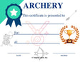 Archery Award Certificate - Free Template
