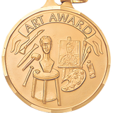1 1/4" Budget Art Medal - Multiple Finishes