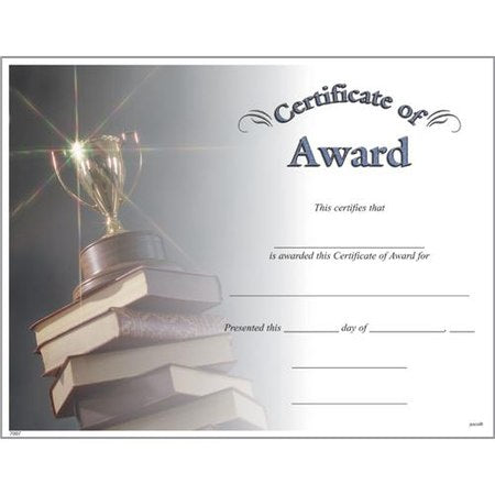 Certificate of Award