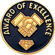 Award Of Excellence Lapel Pin (BR Series)