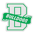 B-Shaped Mascot Badge with Choice of Back