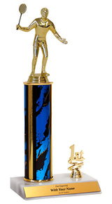 Badminton 1st, 2nd and 3rd Place Trophy