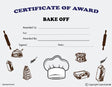 Bake-Off Award Certificate - Free Template