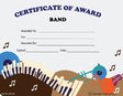 Band Award Certificate - Free Template