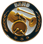 Band Gold Enamel Lapel Pin