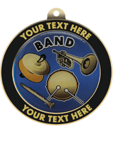 Band Insert Medal with Personalized Rim