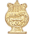Band Lapel Pins in Gold Finish