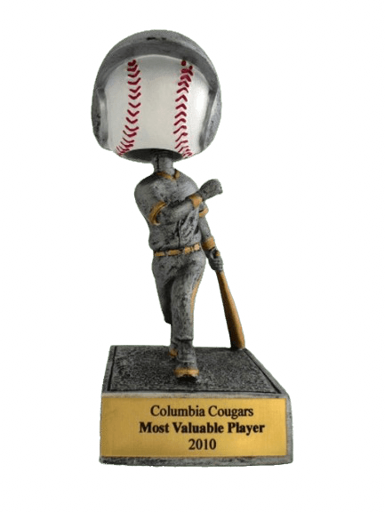 Bobble Head Baseball Trophy