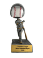 Bobble Head Baseball Trophy