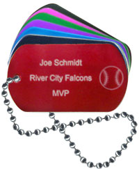 Baseball Dog Tag