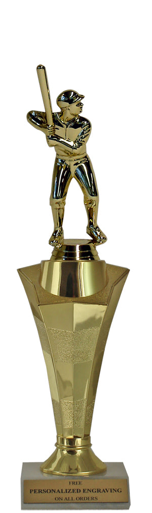Baseball Star Column Trophy