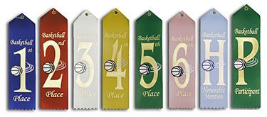 Basketball Award Ribbon