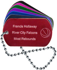 Basketball Dog Tag