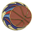 Basketball 2.5" Color Medal