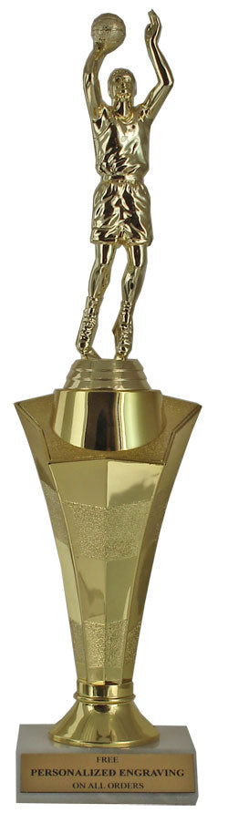Basketball Star Column Trophy