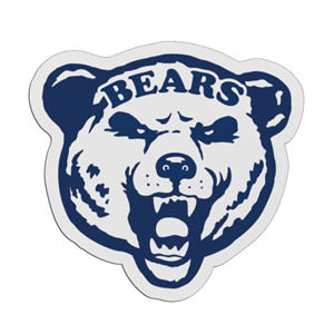Bear Shaped Mascot Badge