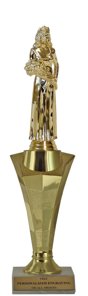 Beauty Queen Star Column Trophy