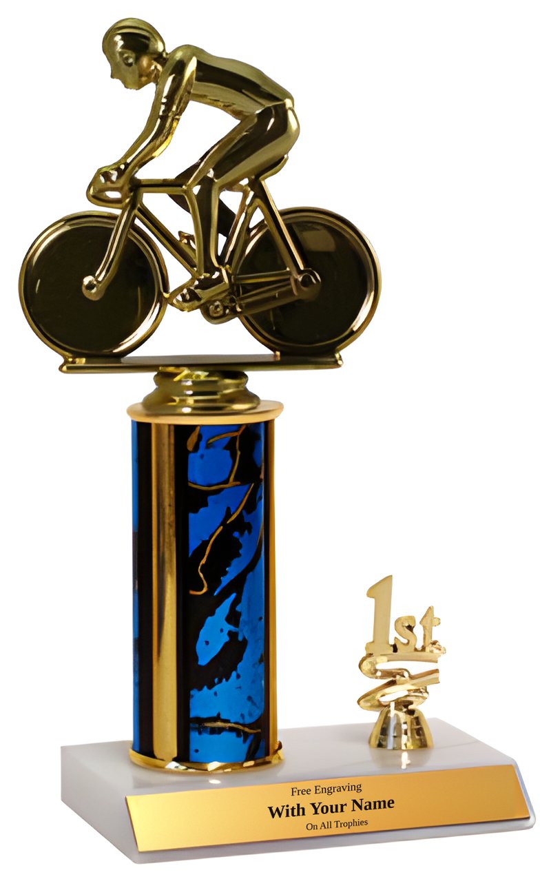 Cycling 1st, 2nd and 3rd Place Trophy