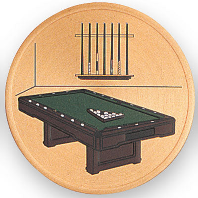 Billiards Litho Medal Insert