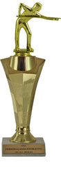 Billiards Star Column Trophy
