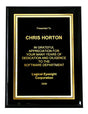 7" x 9" Black Piano Plaque