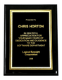 9" x 12" Black Piano Plaque