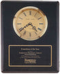 Black Piano Finish Engraved Clock