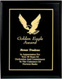 7" x 9" Black Award Plaque