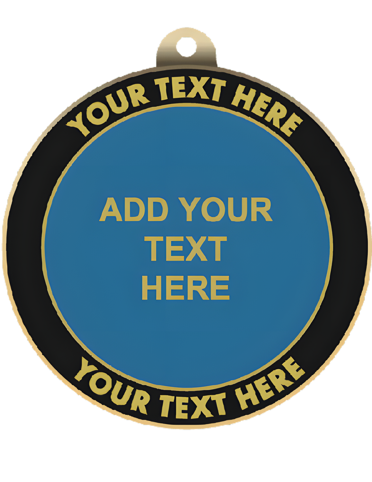 Blank Medal with Personalized Front Rim For Event Name