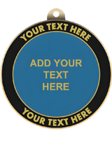 Blank Medal with Personalized Front Rim For Event Name