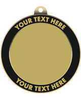 Blank Medal with Personalized Front Rim For Event Name