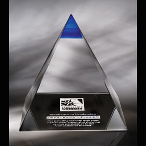 Blue Majestic Crystal Award