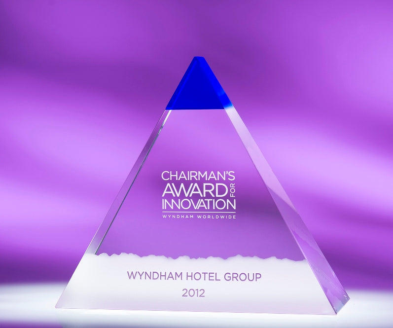Blue Majestic Crystal Award