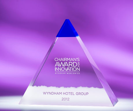 Blue Majestic Crystal Award