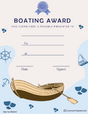 Boating Award Certificate - Free Template