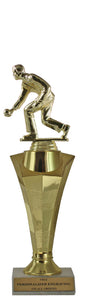 Bocce Ball Star Column Trophy