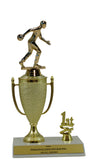 Bowling 1st, 2nd and 3rd Place Award Cup Trophy