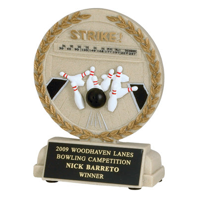 Bowling Cast Stone Trophy