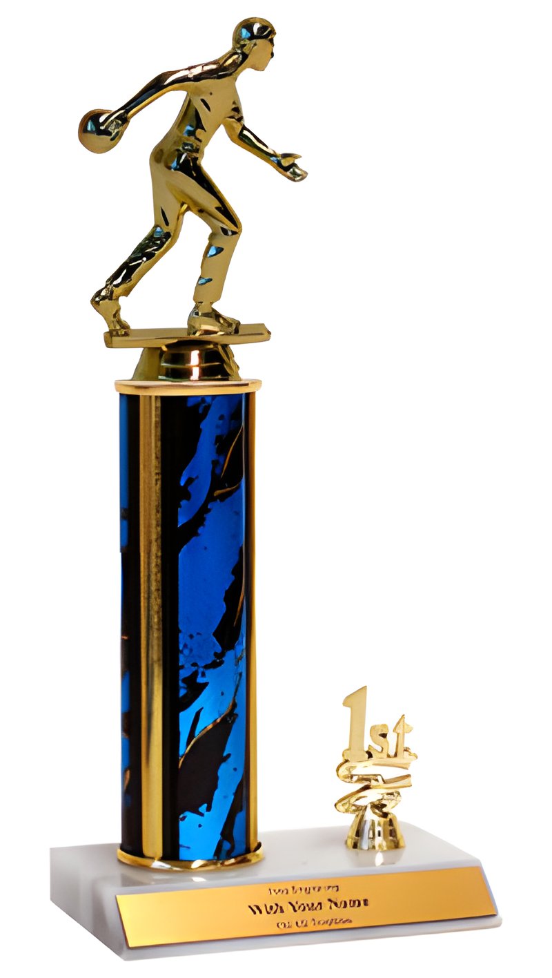 Bowling 1st, 2nd and 3rd Place Trophy