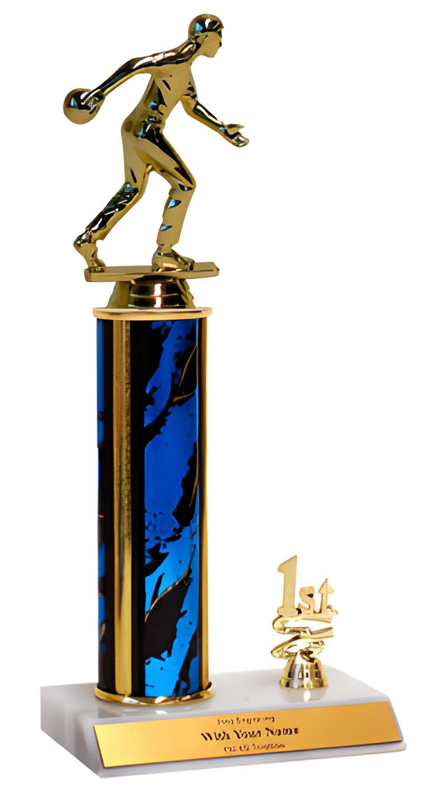 Bowling 1st, 2nd and 3rd Place Trophy