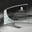 Breeze Bent Glass Award Crystal