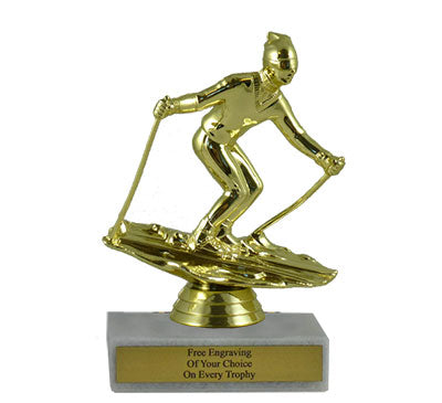 Downhill Skiing Budget Trophy