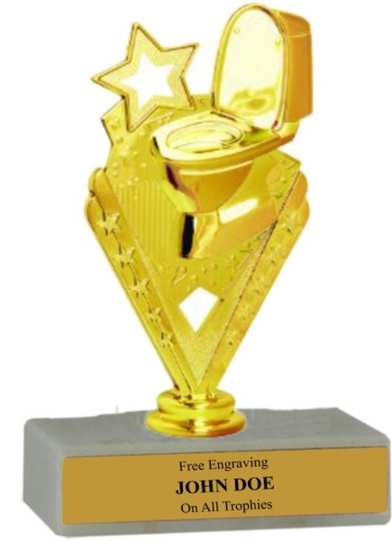 Toilet Bowl Gag Budget Trophy