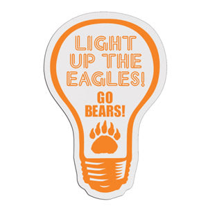 Bulb Shaped Custom Badge