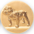 Bull Dog Litho Medal Insert