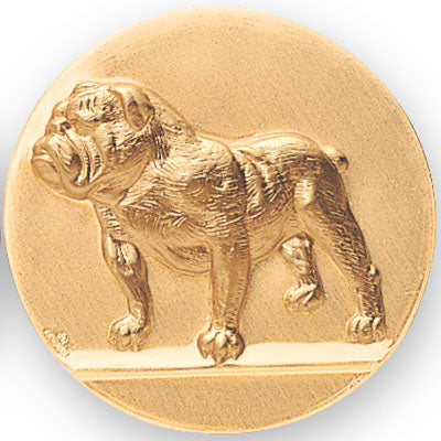 Bull Dog Litho Medal Insert