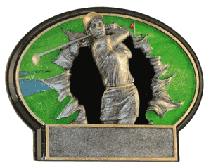 Girls Burst-Thru Golf Trophy