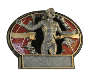 Girls Burst-Thru Track Trophy