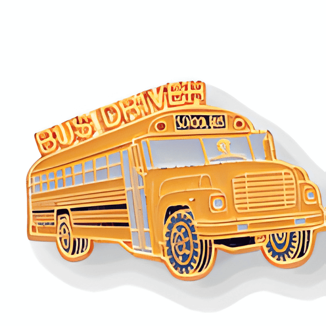 School Bus Pins
