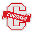 C-Shaped Mascot Badge with Choice of Back
